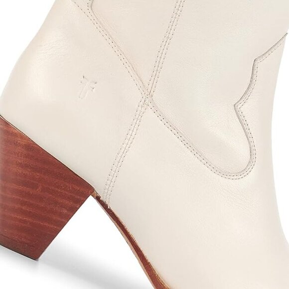 Frye Women's June Western, White - 6.5M - Picture 7 of 10